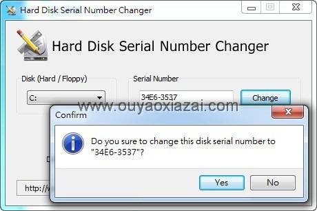 硬盘序列号修改_Hard Disk Serial Number Changer