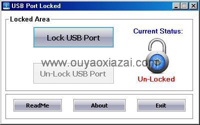 USB端口锁定工具、USB开关_USB Port Locked