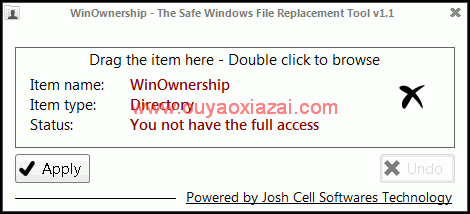 安全替换系统文件的工具_WinOwnership