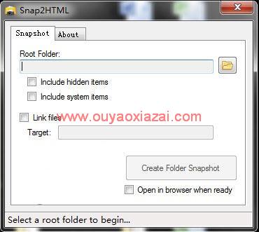 Snap2HTML_为硬盘文件生成html文件目录列表
