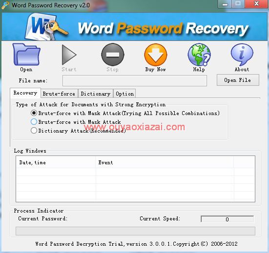 word文档密码破解_CrackPDF Word Password Recovery