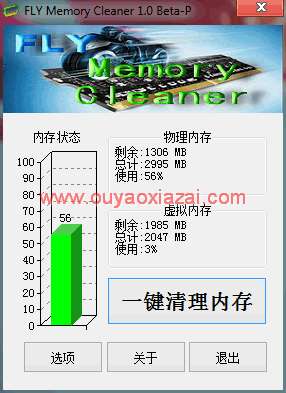 一键清理内存、整理内存_FLY Memory Cleaner