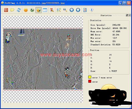 DiffImg_图片比较软件、找出相似图片的不同之处