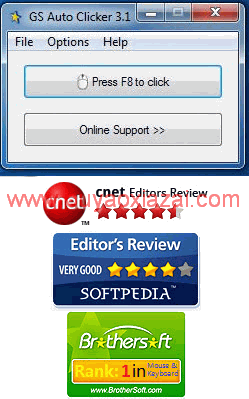 国外的鼠标自动点击器_GS Auto Clicker