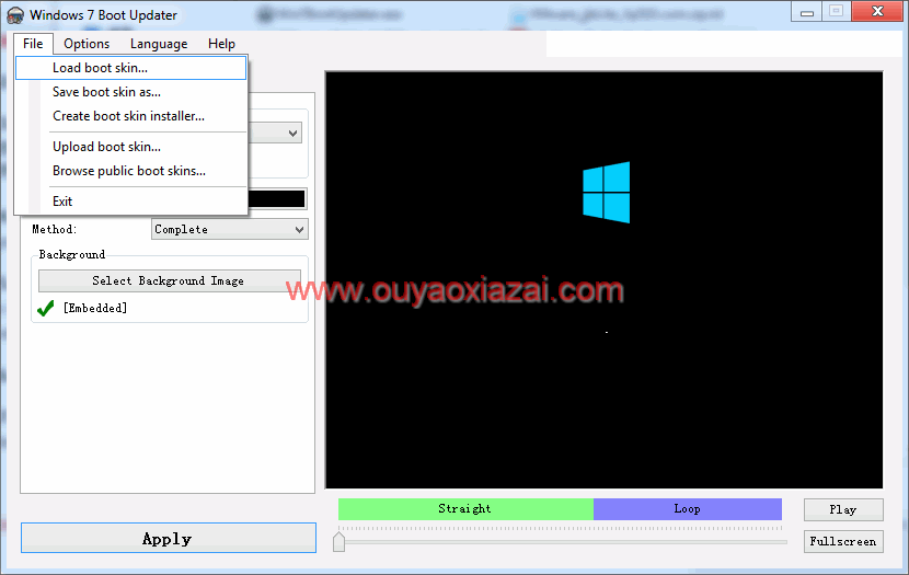Win7仿Win8开机启动画面工具