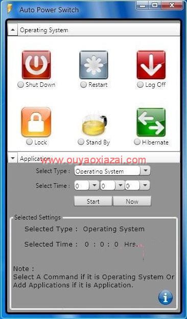 定时关机/休眠/关闭指定程序_Auto Power Switch