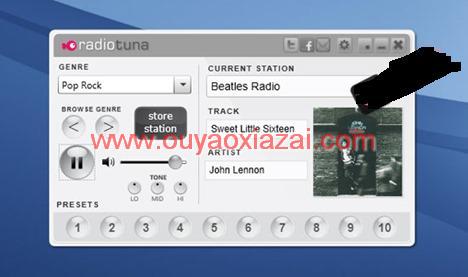 好用的网络音乐电台_Radio Tuna