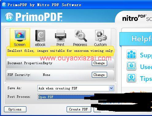 免费的PDF转换器_PrimoPDF