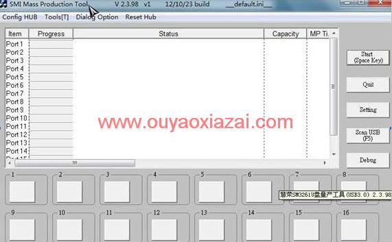 慧荣SM3261U盘量产工具 V2.3.98版