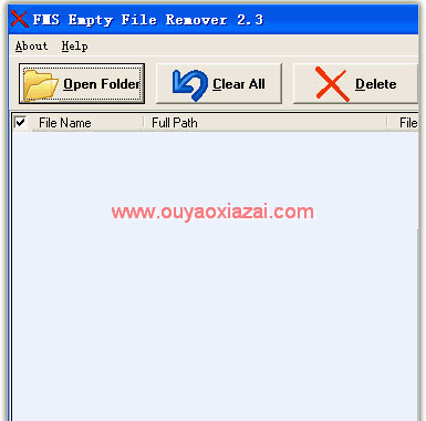 “0字节文件”扫描清除软件_FMS Empty File Remover