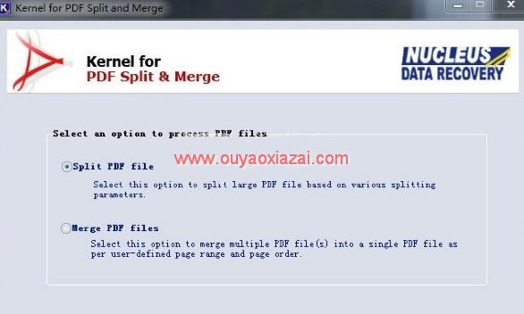 pdf文件分割器_Kernel for PDF Split and Merge