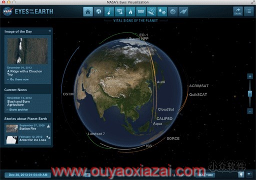 电脑宇航员/从太空看地球_NASA’s Eyes