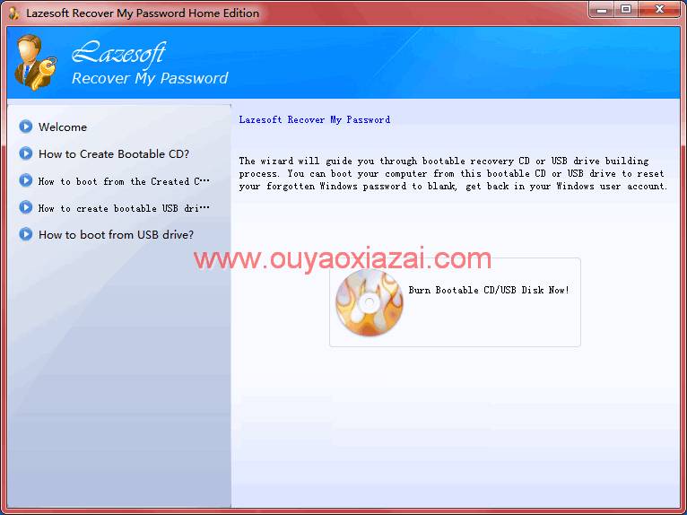 Win8登录密码破解与重置工具_Lazesoft Recover My Password