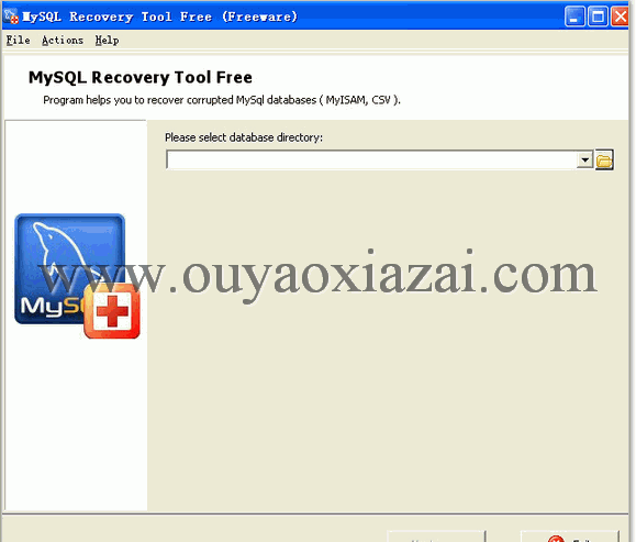 mysql数据库修复工具_MySQL Recovery Tool