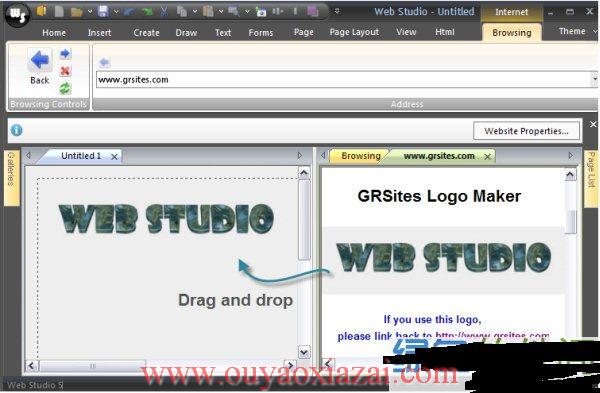 所见即所得的网页设计软件_Web Studio