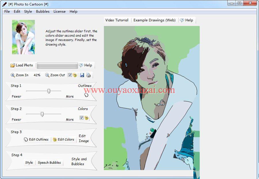 照片变卡通、图片卡通化处理_Caricature Photo to Cartoon