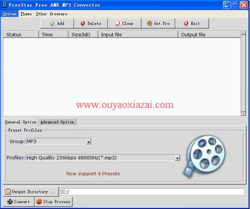 amr转mp3转换器_FreeStar AMR MP3 Converter