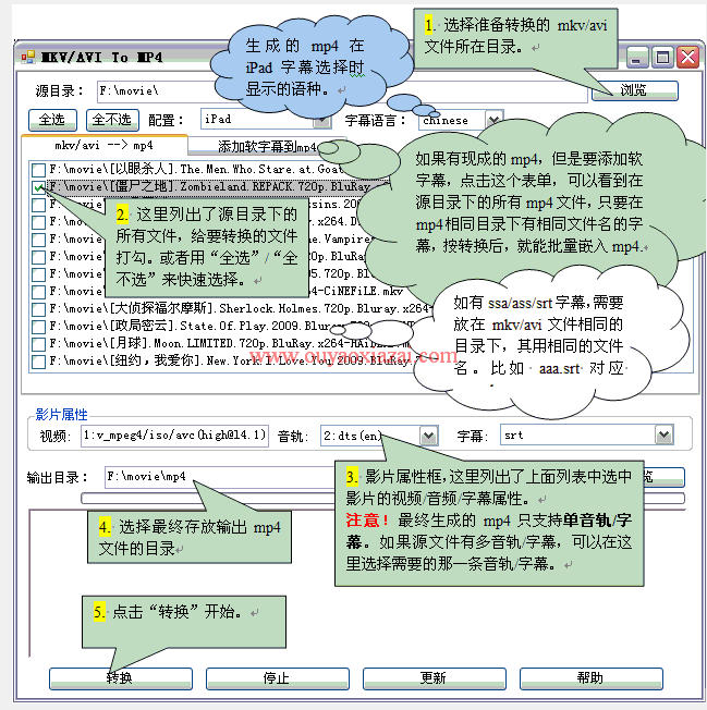 mkv转mp4、avi转mp4转换器_mkv/avi To mp4