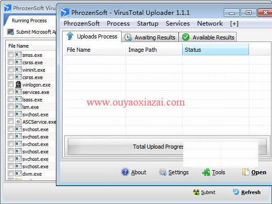 多引擎在线查毒软件_PhrozenSoft VirusTotal Uploader