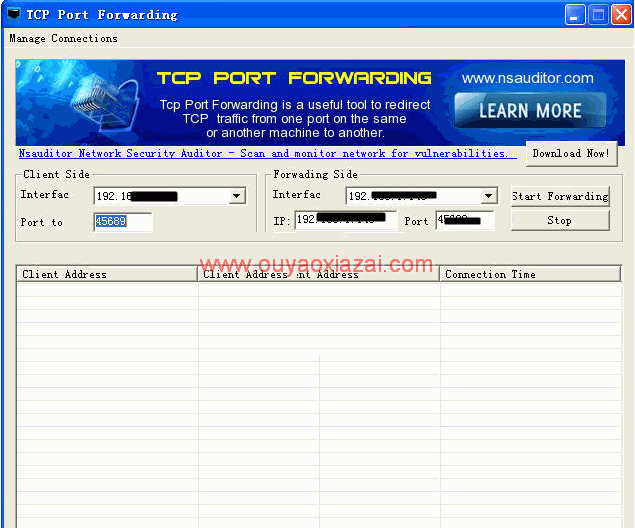 TCP端口重定向/端口转发_Tcp Port Forwarding