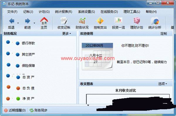 乐记理财、家庭帐本_个人与家庭理财软件