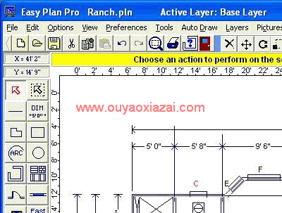 平面图\位置图\建筑设计图CAD绘图软件_Easy Plan