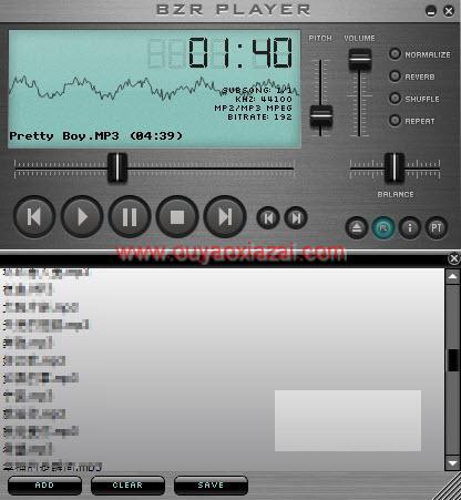 支持变声功能的音乐播放器_BZR Player