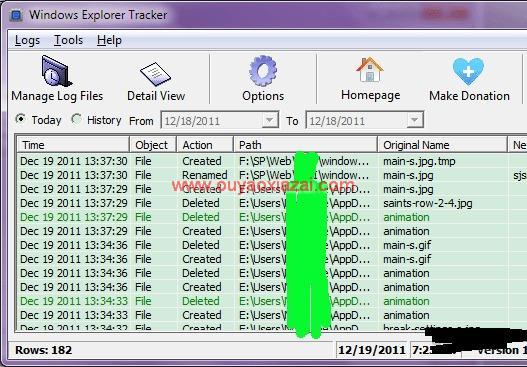 资源管理器操作历史记录软件_Windows Explorer Tracker