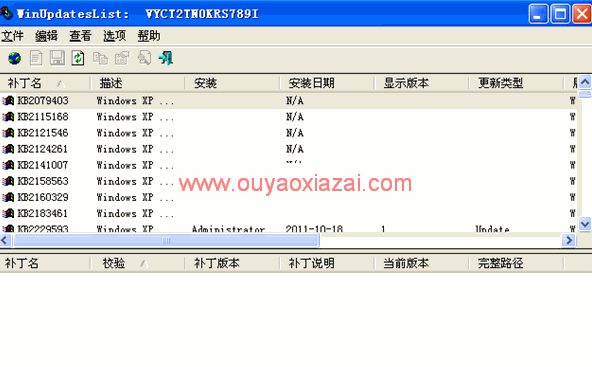 系统最新补丁下载器_WinUpdatesList