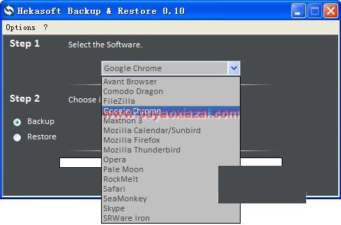 浏览器资料备份恢复软件_Hekasoft Backup & Restore