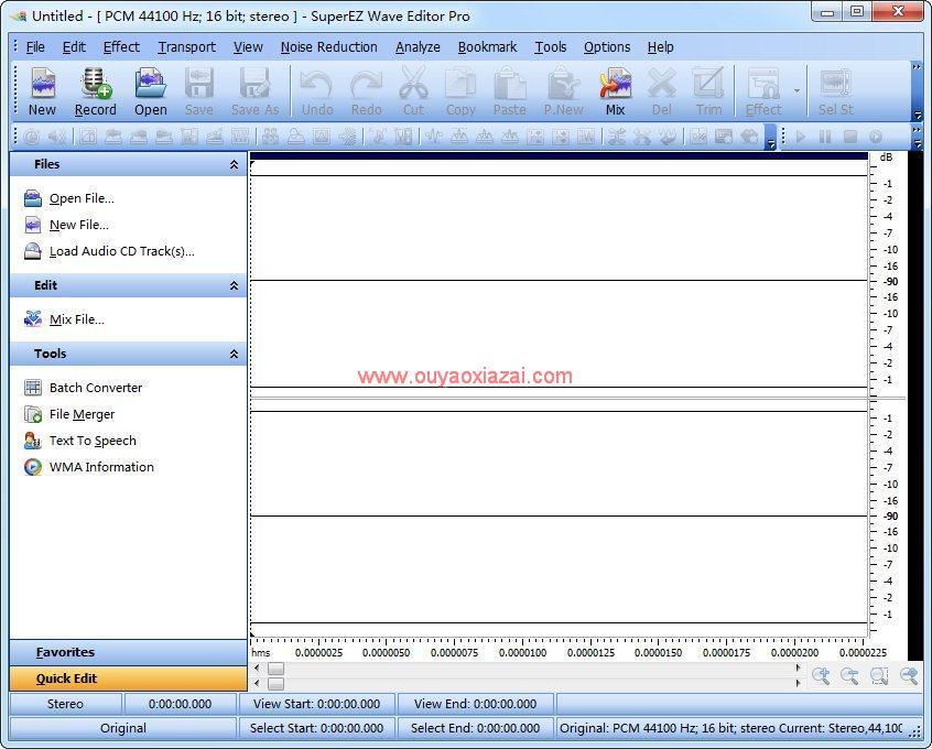 音频母带编辑处理软件_SuperEz Wave Editor