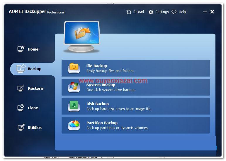 一键系统还原备份_AOMEI Backupper Professional
