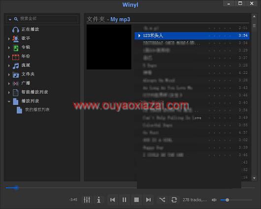 itunes风格的音乐播放器_Winyl