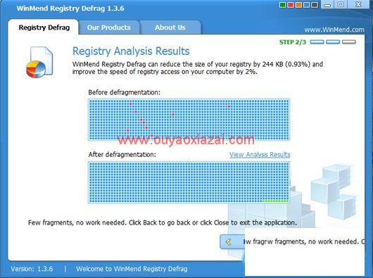 注册表垃圾碎片整理清理_WinMend Registry Defrag