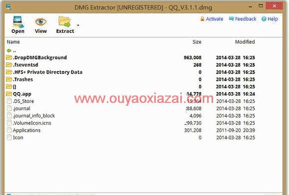 DMG文件打开解压软件_DMG Extractor