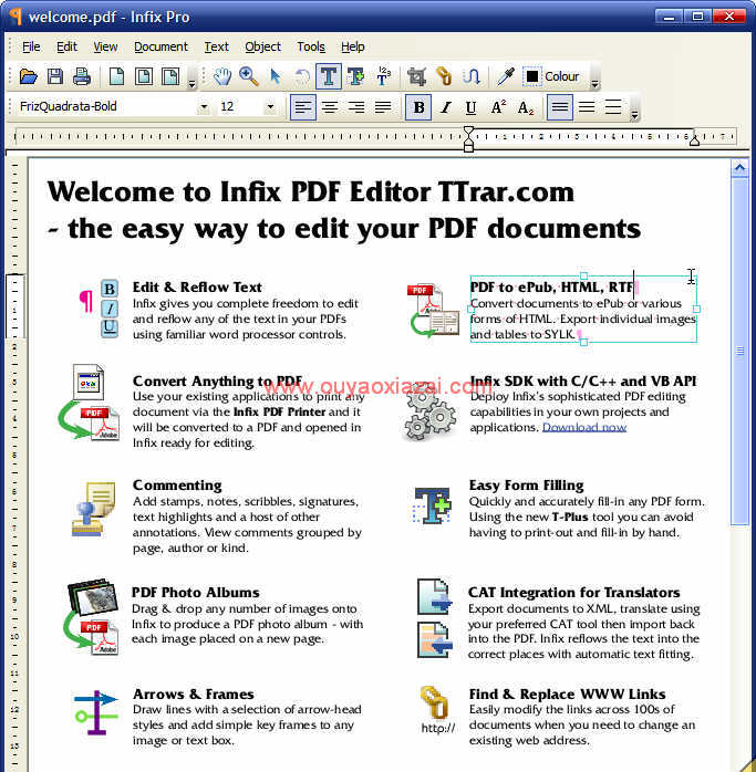 像编辑word一样编辑pdf文件_Iceni Technology Infix PDF Editor