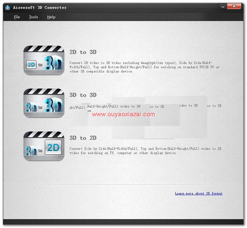 2D电影转3D电影/2D视频转3D视频_Aiseesoft 3D Converter