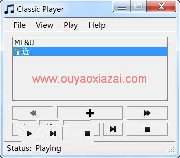 纯音乐播放器/简约型音乐播放器_Classic Player