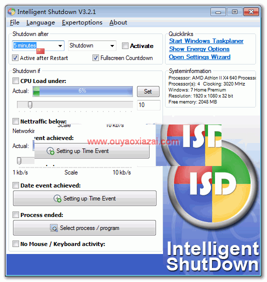 高级定时自动关机程序_Intelligent Shutdown