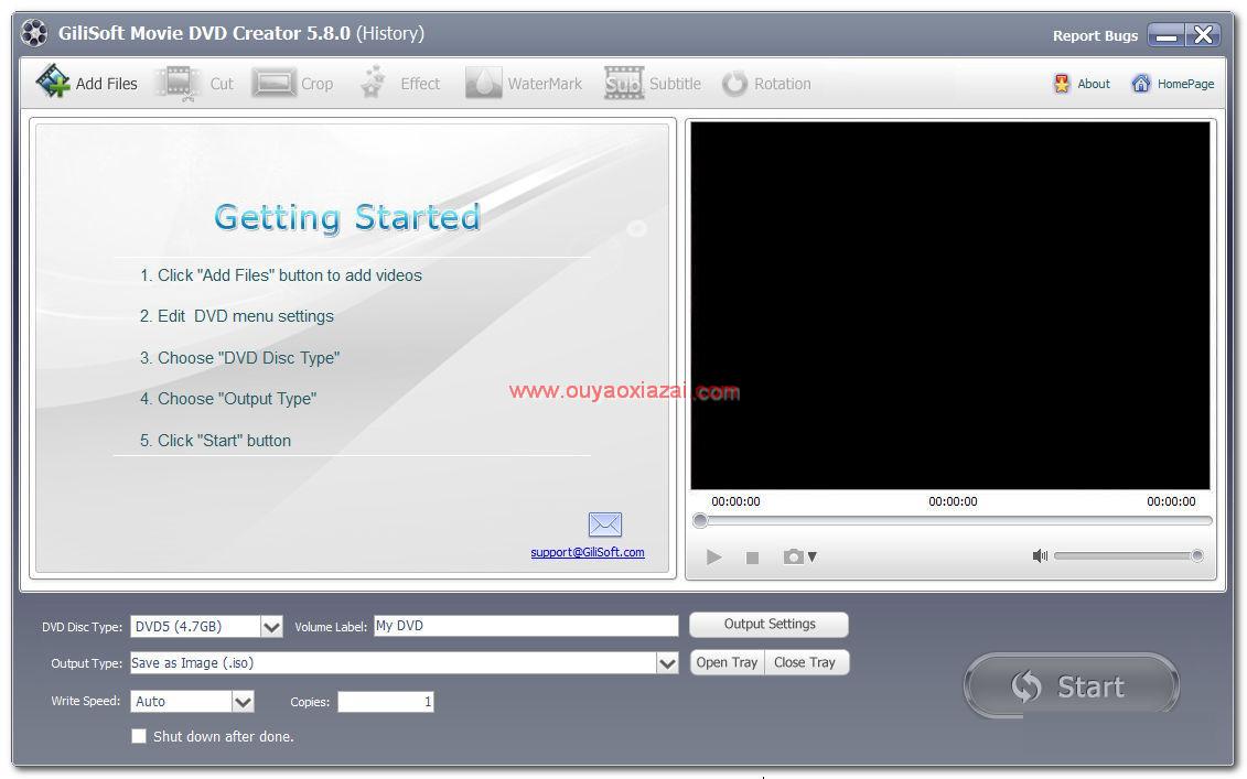 多功能DVD制作工具_GiliSoft Movie DVD Creator