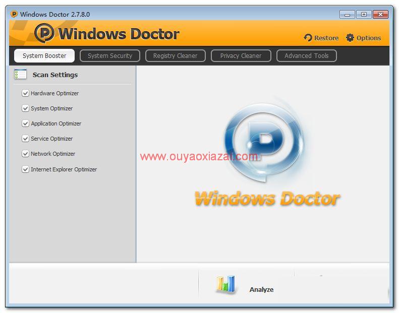 系统安全防御优化软件_Windows Doctor