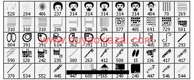 PS图案笔刷包下载