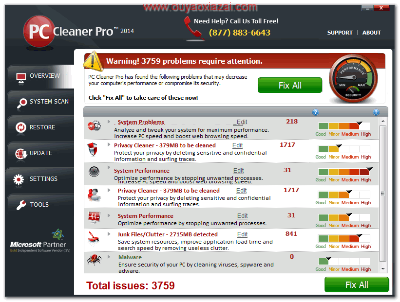 电脑错误以及问题扫描修复工具_PC Cleaner
