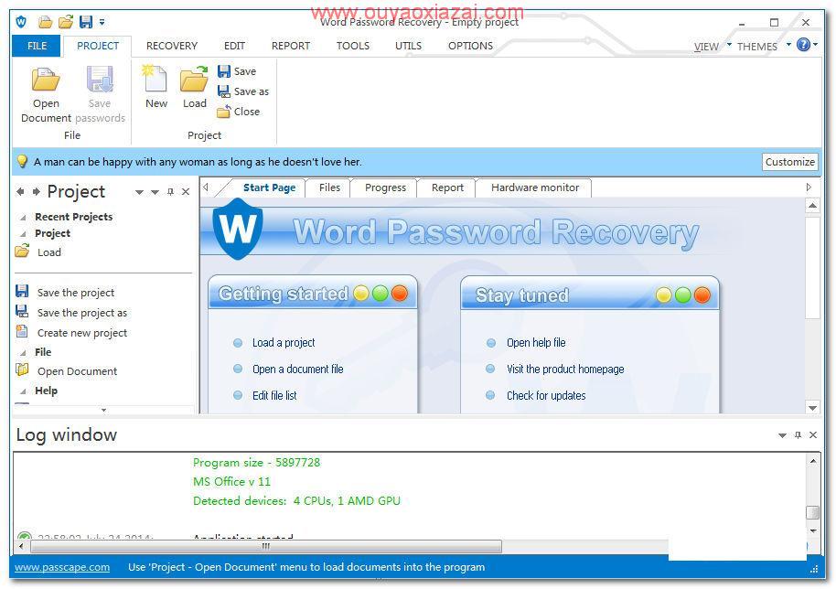 Word文档密码破解_Passcape Word Password Recovery