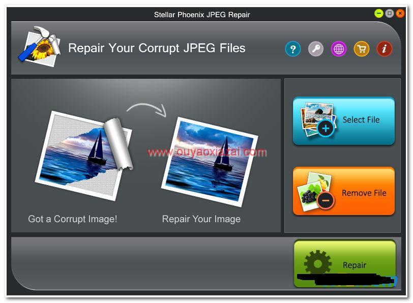 JPG、JPEG图片修复工具_Stellar Phoenix JPEG Repair
