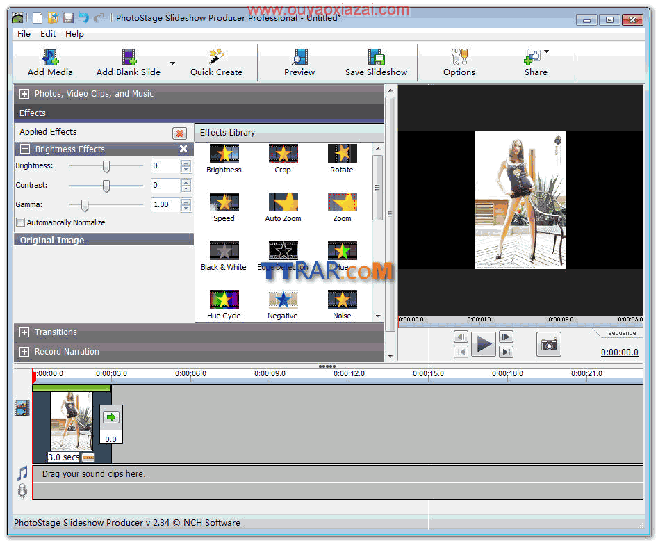 幻灯相册制作工具_NCH PhotoStage Slideshow Producer