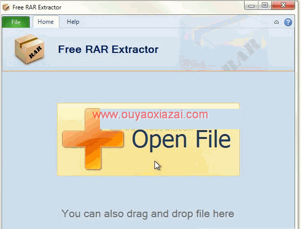 解压缩ZIP/RAR压缩文件_Free RAR Extractor