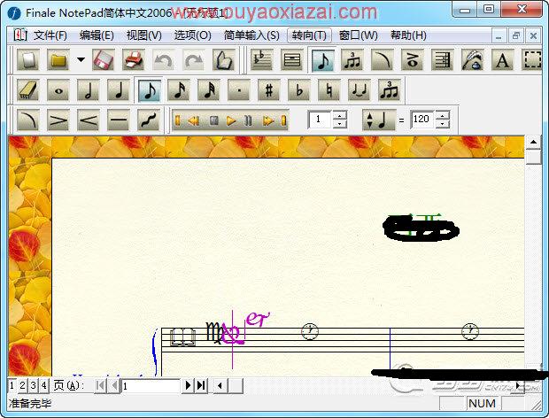 音乐制谱|乐谱制作软件_Finale NotePad