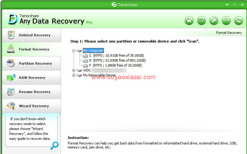 全能数据恢复工具_Tenorshare Any Data Recovery