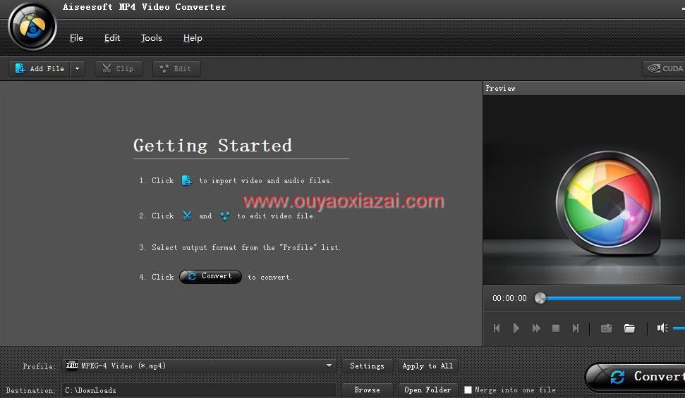 MP4视频格式转换其他格式_Aiseesoft MP4 Video Converter